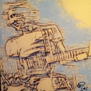 Pete TOWNSHEND print on canvas, signed and numbered 1 of 1 by me